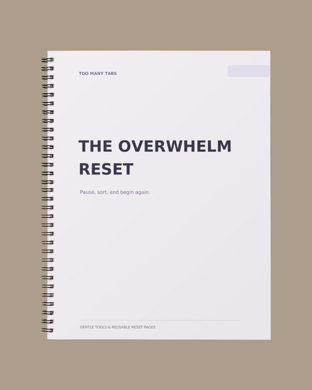 The Everyday Workbook Collection | 6 ADHD-Friendly Journals & Self-Help Workbooks | Too Many Tabs
