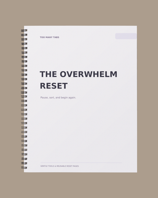 The Everyday Workbook Collection | 6 ADHD-Friendly Journals & Self-Help Workbooks | Too Many Tabs
