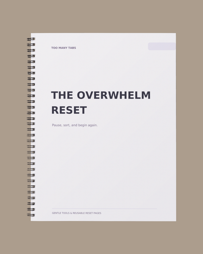 The Everyday Workbook Collection | 6 ADHD-Friendly Journals & Self-Help Workbooks | Too Many Tabs