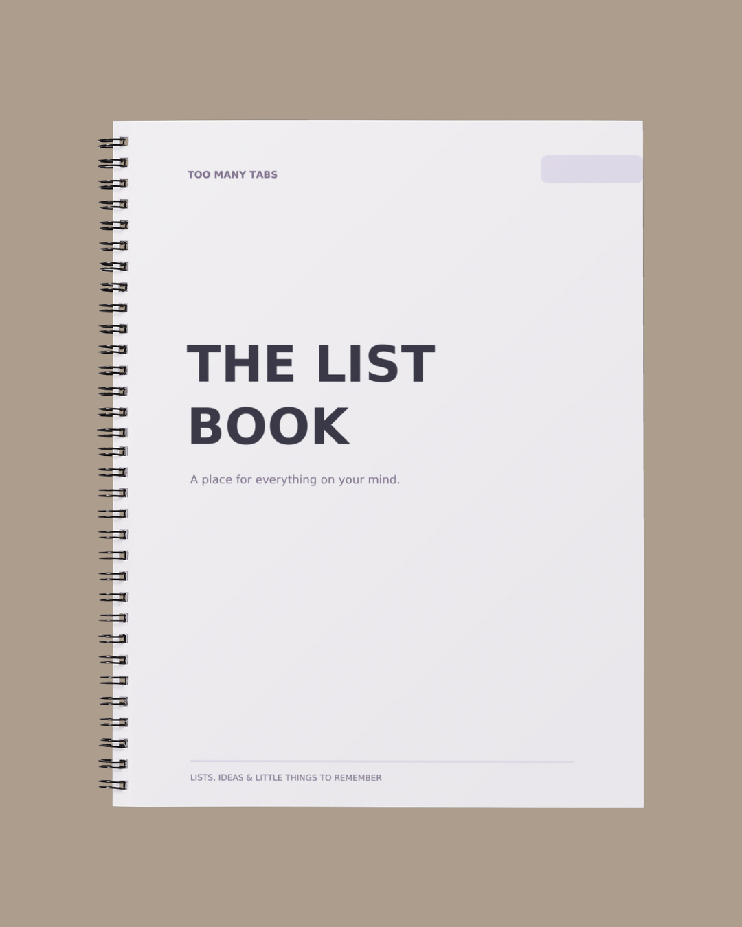 The Everyday Workbook Collection | 6 ADHD-Friendly Journals & Self-Help Workbooks | Too Many Tabs