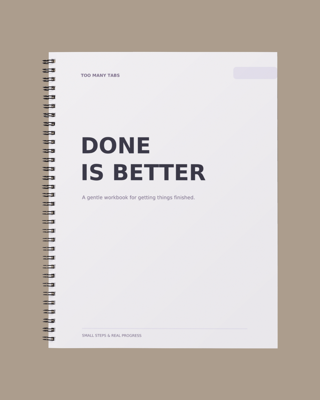 The Everyday Workbook Collection | 6 ADHD-Friendly Journals & Self-Help Workbooks | Too Many Tabs