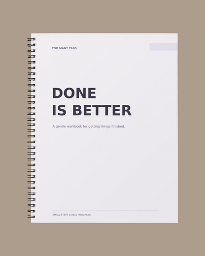 The Everyday Workbook Collection | 6 ADHD-Friendly Journals & Self-Help Workbooks | Too Many Tabs